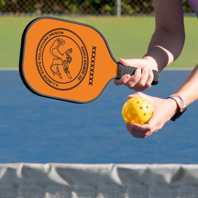 Illinois Staat Politische Gefangenschaft Pickleball Schläger (InSitu)