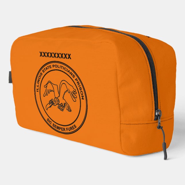 Illinois Staat Politische Gefangenschaft Waschbeutel (Rechte Ecke)