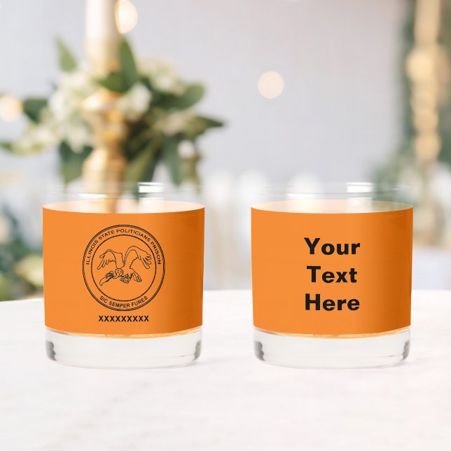 Illinois Staat Politische Gefangenschaft Whiskyglas (Insitu (Hochzeit))