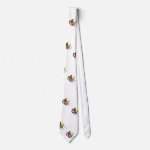 Illinois-Staats-Flagge Krawatte