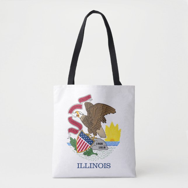 Illinois Staatsflagge (Vorderseite)