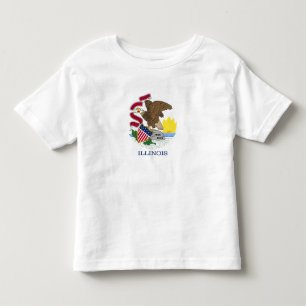 Illinois Staatsflagge Kleinkind T-shirt