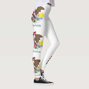 Illinois Staatsflagge Leggings