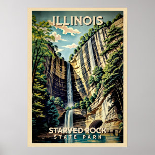 Illinois Starved Rock Staat Park V03 Poster