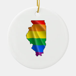 ILLINOIS-STOLZ KERAMIKORNAMENT