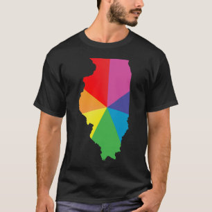Illinois Stolz. Verworren. T-Shirt