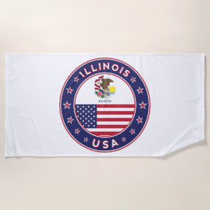 Illinois Strandtuch