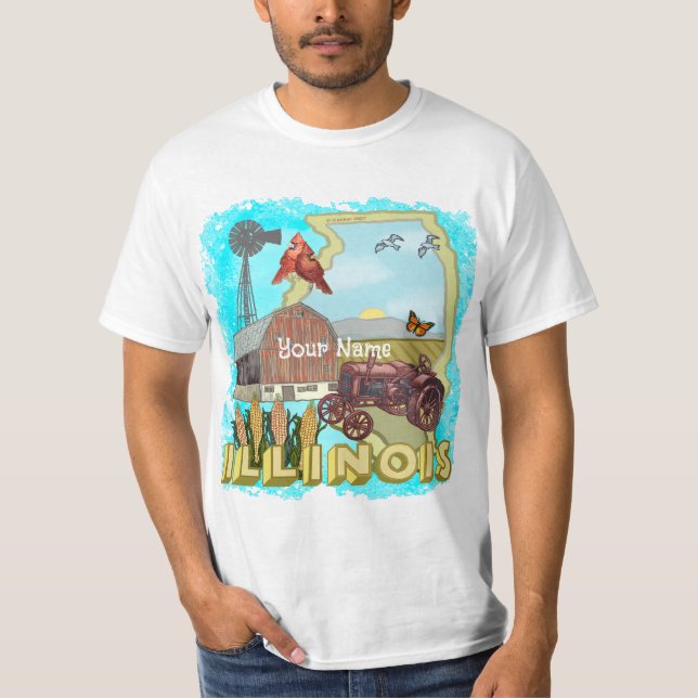 Illinois T-Shirt (Vorderseite)