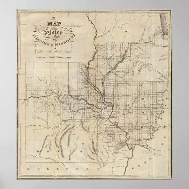 Illinois und Missouri 2 Poster (Vorne)