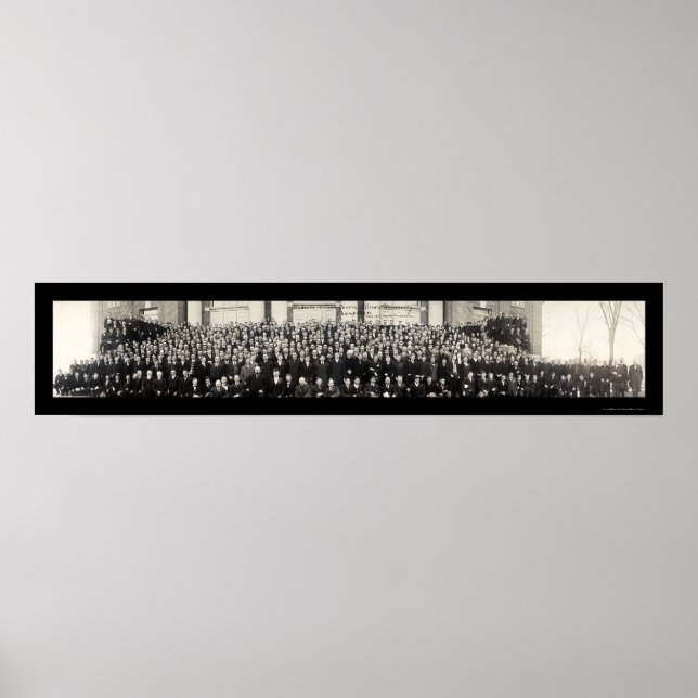Illinois University Students Foto 1909 Poster (Vorne)