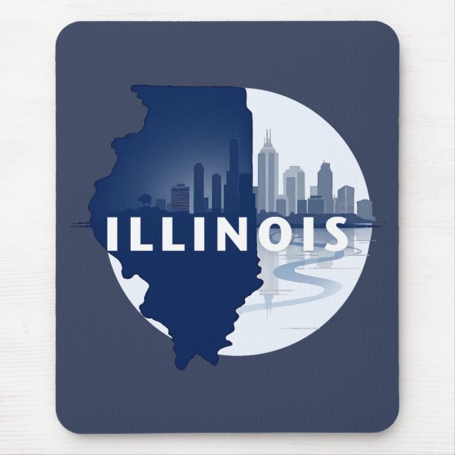 Illinois USA Mousepad (Vorne)