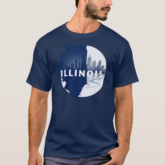 Illinois USA T-Shirt (Vorderseite)
