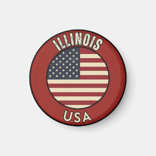 Illinois Vereinigte Staaten von Amerika  Magnet