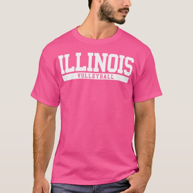Illinois Volleyball T-Shirt (Vorderseite)