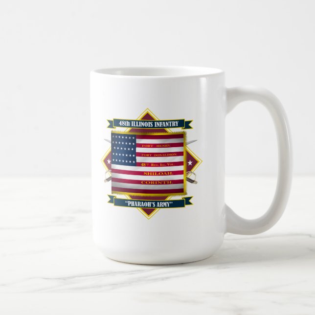 Illinois Volunteer Infanterie Kaffeetasse (Rechts)