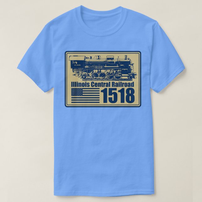 Illinois Zentralbahn 1518 T-Shirt (Design vorne)