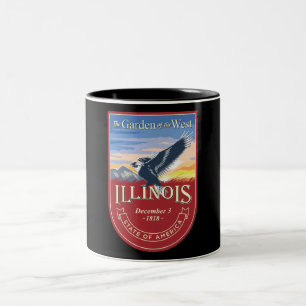 Illinois Zwei-Tone-Kaffee-Tasse Zweifarbige Tasse