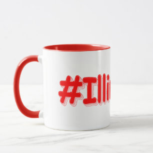 "#Illinoisan " Niedliches Design. Jetzt kaufen Tasse