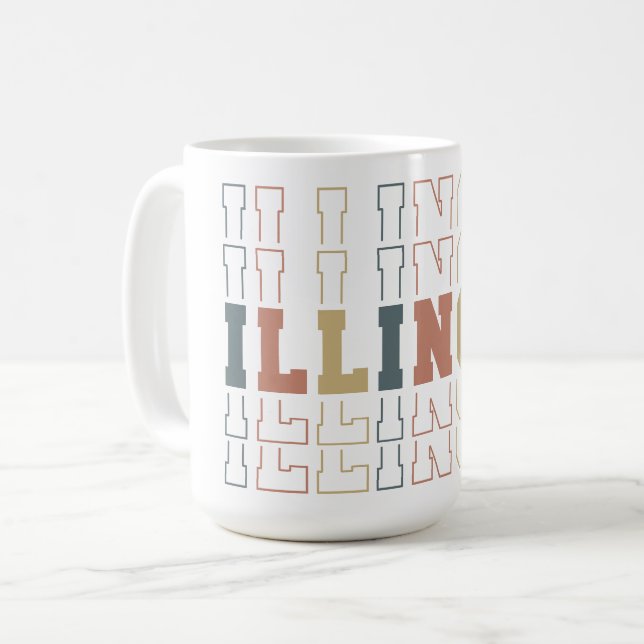 Illinoise Kaffeetasse (Vorderseite Links)