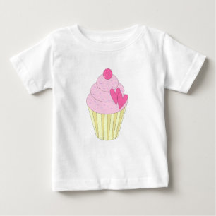 Illsima Strawberry Cupcake Baby T-shirt