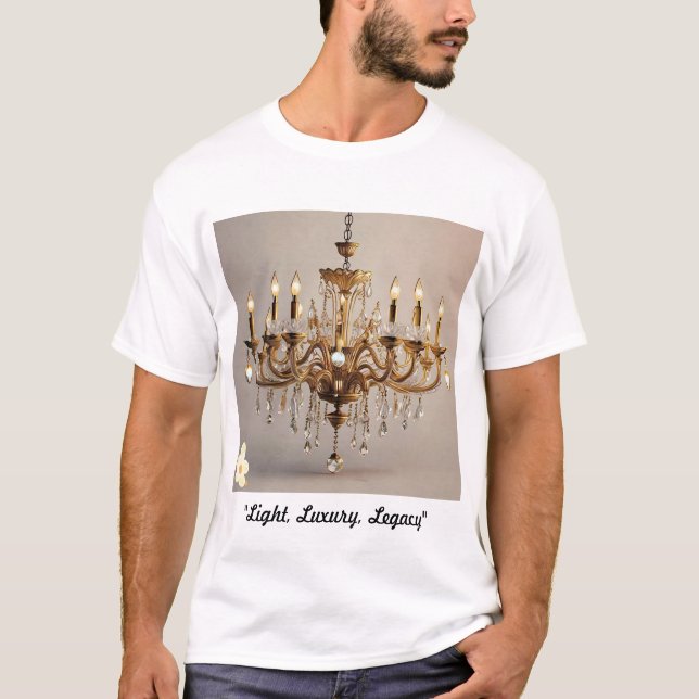 "Illuminated Elegance" T-Shirt (Vorderseite)