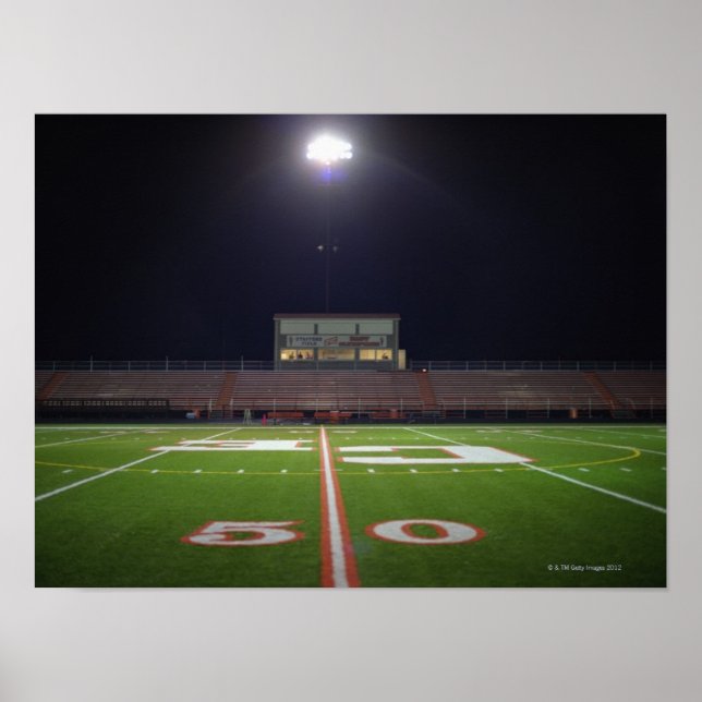Illuminated Football Field Poster (Vorne)