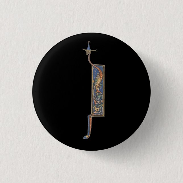 Illuminated Initial J Button (Vorderseite)