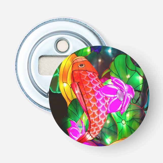 Illuminated Koi Flaschenöffner (Vorderseite)