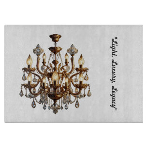 "Illuminated Luxury" Schneidebrett