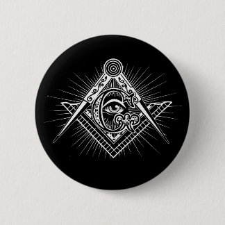 Illuminati Alle sehen Auge Freemason Symbol Button
