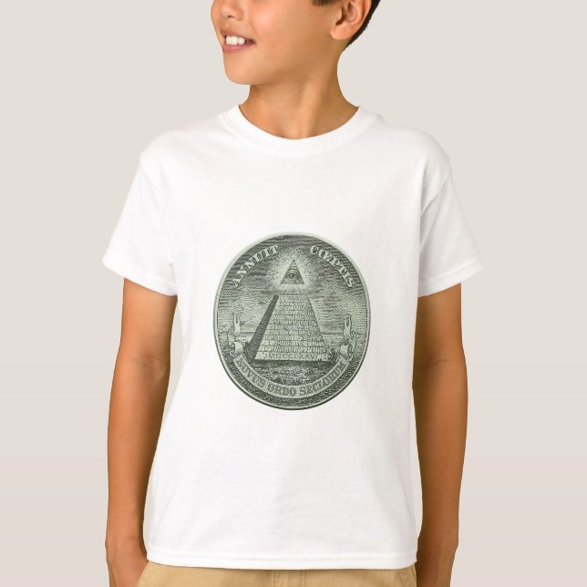 Illuminati - alles sehende Auge T-Shirt (Vorderseite)