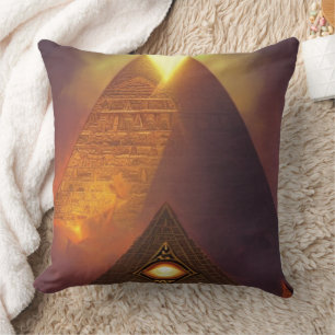 Illuminati-Auge-Pyramide-Wurfkissen Kissen