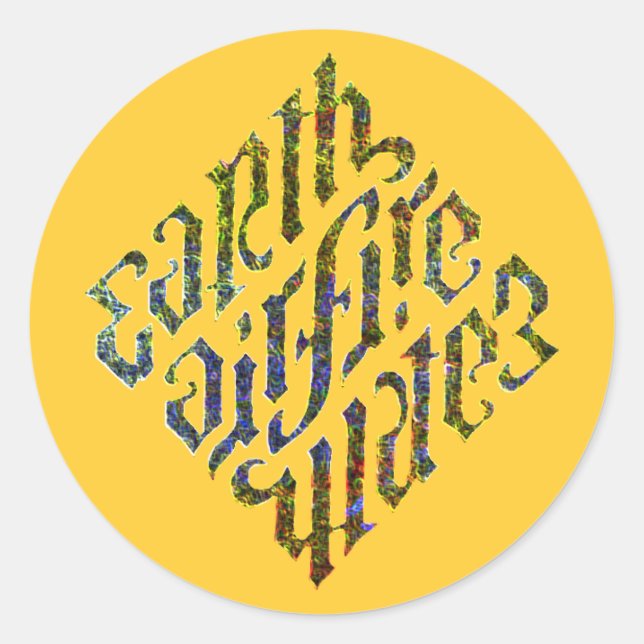 illuminati Diamond-Stickers Runder Aufkleber (Vorderseite)