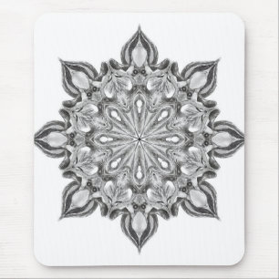 Illuminati Grau-alien-Eulenmedaillon Mousepad