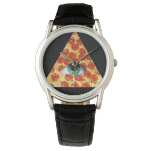 Illuminati Pizza Armbanduhr