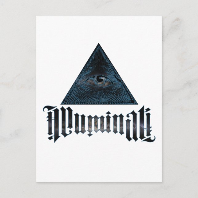 Illuminati Postkarte (Vorderseite)
