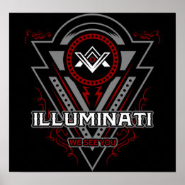 Illuminati sehen wir alle Augen Poster