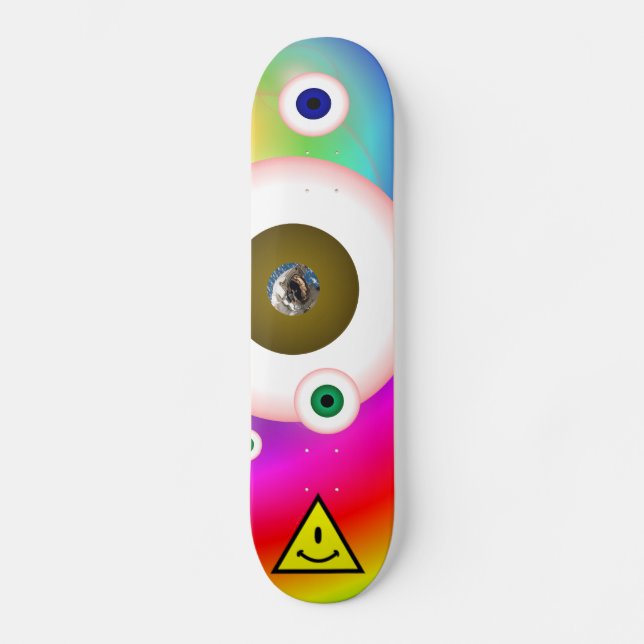 Illuminati Skateboard (Vorderseite)