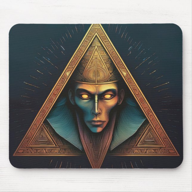 Illuminati Wall Wappen Mousepad (Vorne)
