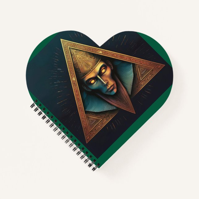 Illuminati Wall Wappen Notizbuch (Vorderseite)