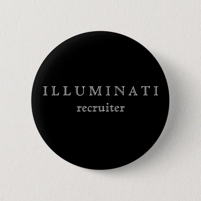 illuminati Werbeoffizier Button (Vorderseite)