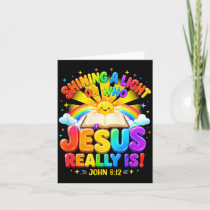 Illuminationsstation wirft ein Licht auf Jesus Karte