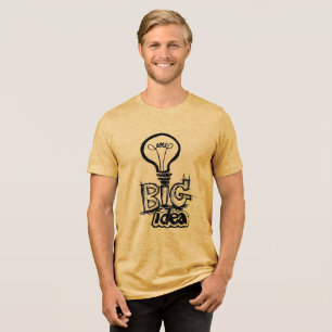Illuminieren Sie Ihre großen Ideen - Retro-Glühbir Tri-Blend Shirt