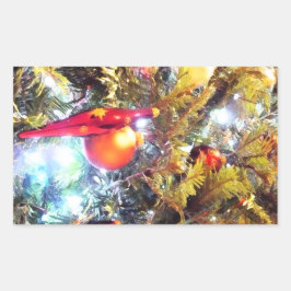 Illuminierende Ornamente Rechteckiger Aufkleber