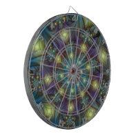 Illuminierte Abstrakte Shiny Aquamarines Lila Frak