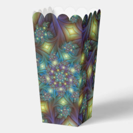 Illuminierte Abstrakte Shiny Aquamarines Lila Frak Geschenkschachtel