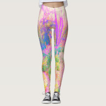 Illuminierte Landschaft in Rosa und Korallengarten