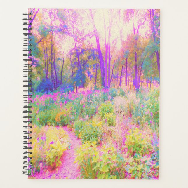 Illuminierte Landschaft in Rosa und Korallengarten Planer (Vorderseite)