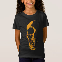 Illuminierte Skull Orange Paint Creation T-Shirt