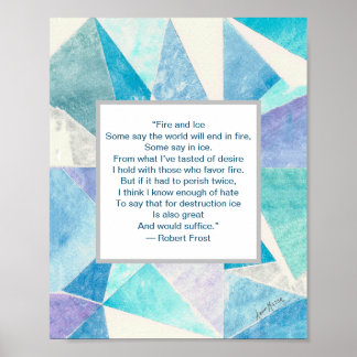 Illuminierter Winter Poster